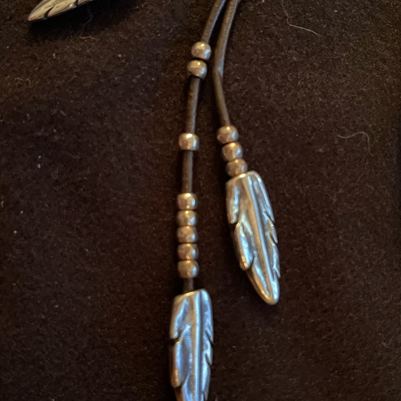 Uno de 50 silver and brown leather choker - Picture 5 of 6